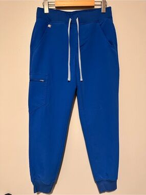 FIGS Zamora Jogger Scrub Pants/Royal Blue/XS Petite